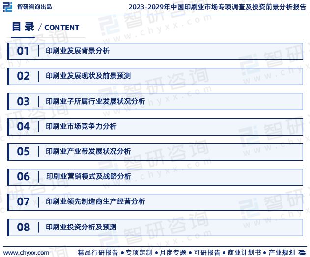 最新！智研筹议重磅揭橥《2023版中邦印刷业行业商场推敲陈诉(图2)